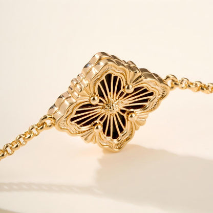 [LUXE JEWELRY] OPERA TULLE ENAMEL BRACELET