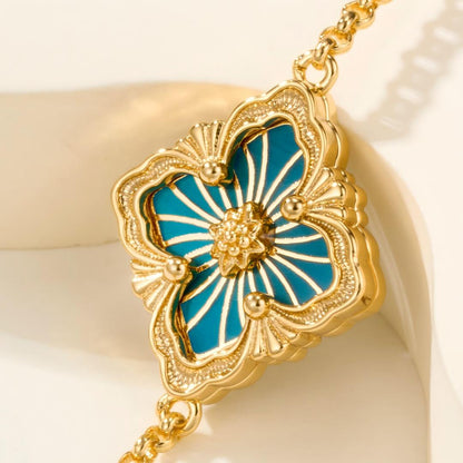 [LUXE JEWELRY] OPERA TULLE ENAMEL BRACELET