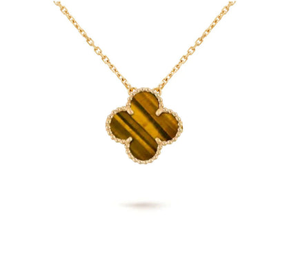 [LUXE]CLOVER 15MM SINGLE FLOWER NECKLACE COLLECTION