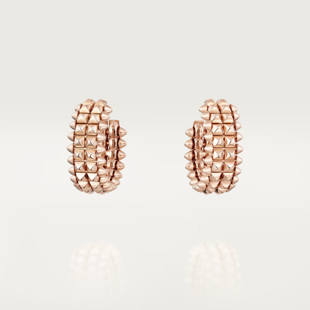 [LUXE] CLASH 9.2MM DOUBLE ROW EARRINGS