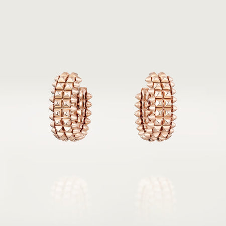 [LUXE] CLASH 9.2MM DOUBLE ROW EARRINGS