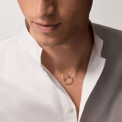 [LUXE] JUSTE NECKLACE FULL DIAMOND
