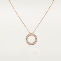 [LUXE] LOVE NECKLACE 16MM  FULL DIAMOND