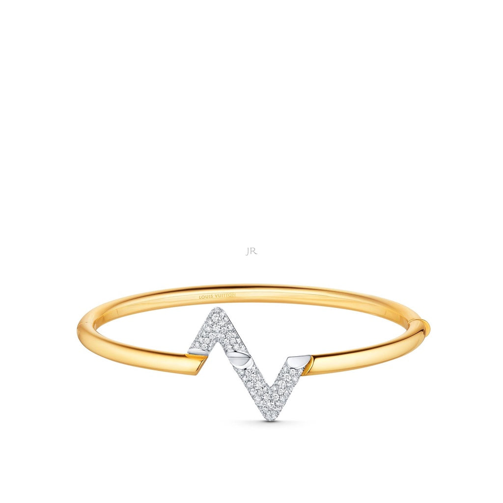 [LUXE] VOLTE PULSERA DE ORO CON DIAMANTES Y SITIO ABAJO