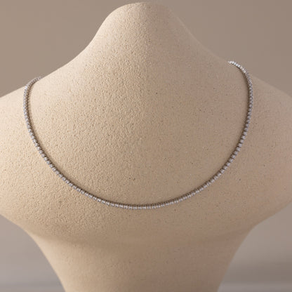 Gargantilla de tenis con diamantes