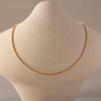 Gargantilla de tenis con diamantes