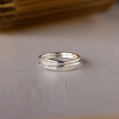 Anillo con nombre Ann Skinny