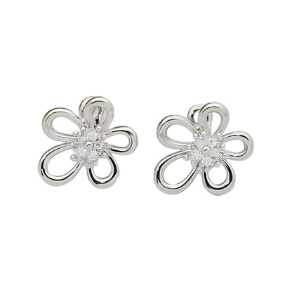 [LUXE] FLOWERLACE EARRING 5 DIAMONDS