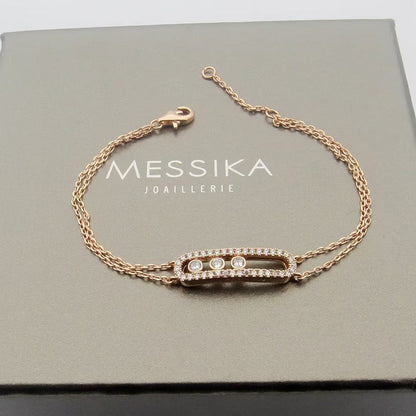 [LUXE]  Move Classique pavé bracelet