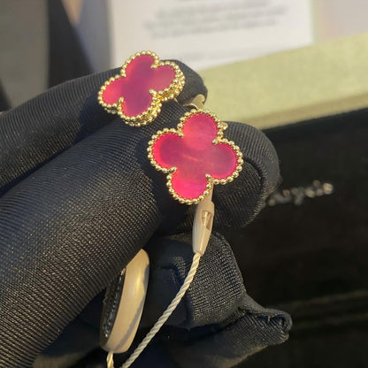 [Bloom] PENDIENTES DE TRAPEADOR DE OJO DE TIGRE CON MOTIVO DE MARIPOSA 2