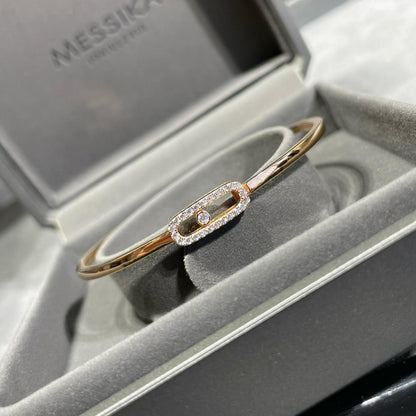 [LUXE] Move Uno pavé flex bangle medium