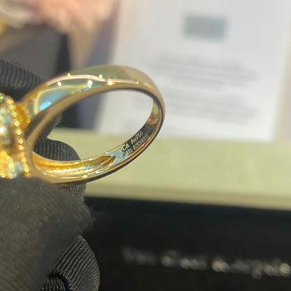 [LUXE]NEW CLOVER PINK ENAMEL RINGS