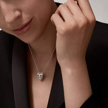 [LUXE] PANTHERE FULL DIAMOND NECKLACE