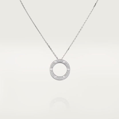 [LUXE] LOVE NECKLACE 16MM  FULL DIAMOND