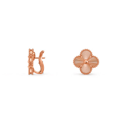 [LUXE]CLOVER 15MM MOP EARRINGS COLLECTION