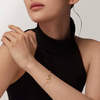[LUXE] LOVE BRACELET DOUBLE RING