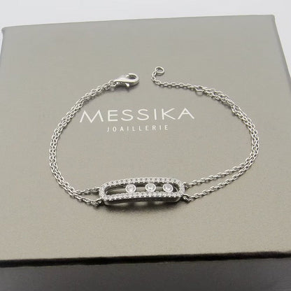 [LUXE]  Move Classique pavé bracelet