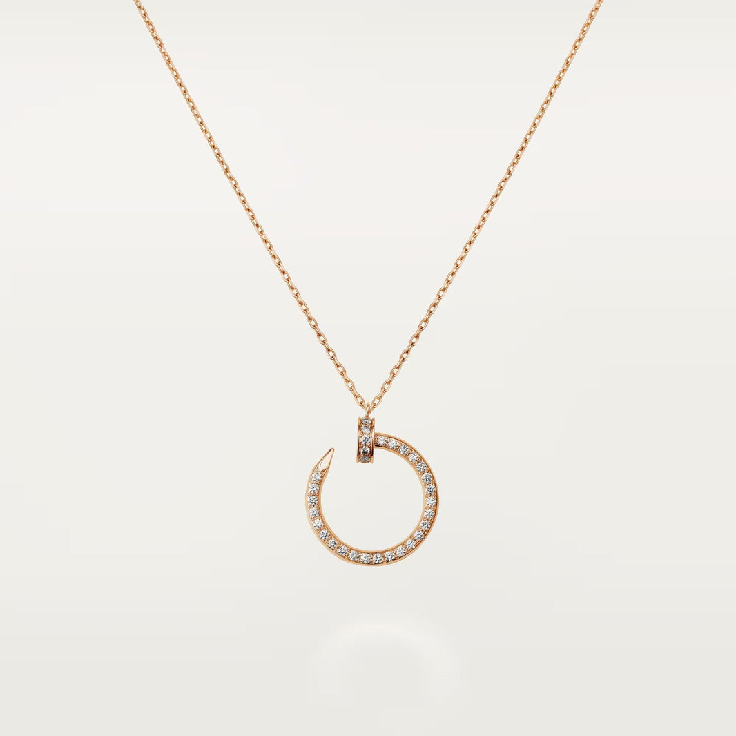 [LUXE] JUSTE NECKLACE FULL DIAMOND