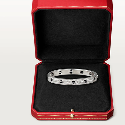 [LUXE] LOVE BRACELET 6.1MM DIAMOND-PAVED CERAMIC