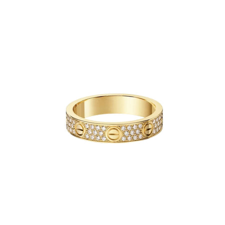 [LUXE] LOVE RING 4.0MM DIAMOND PAVED