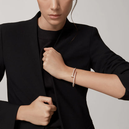 [LUXE]PULSERA JUSTE 3.5MM TODO DIAMANTES