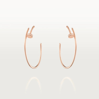 [LUXE]JUSTE PENDIENTES DIAMANTES 1.8MM 