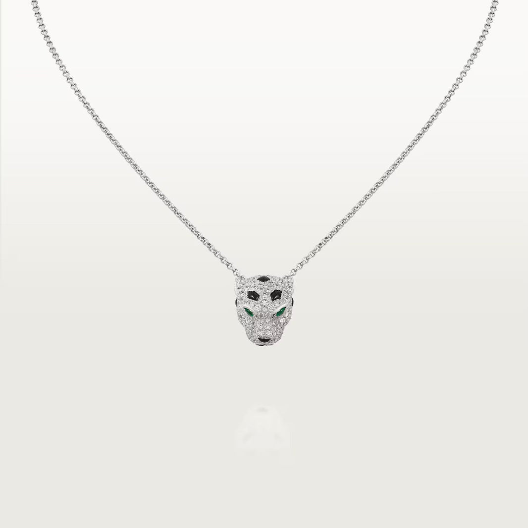 [LUXE] PANTHERE FULL DIAMOND NECKLACE
