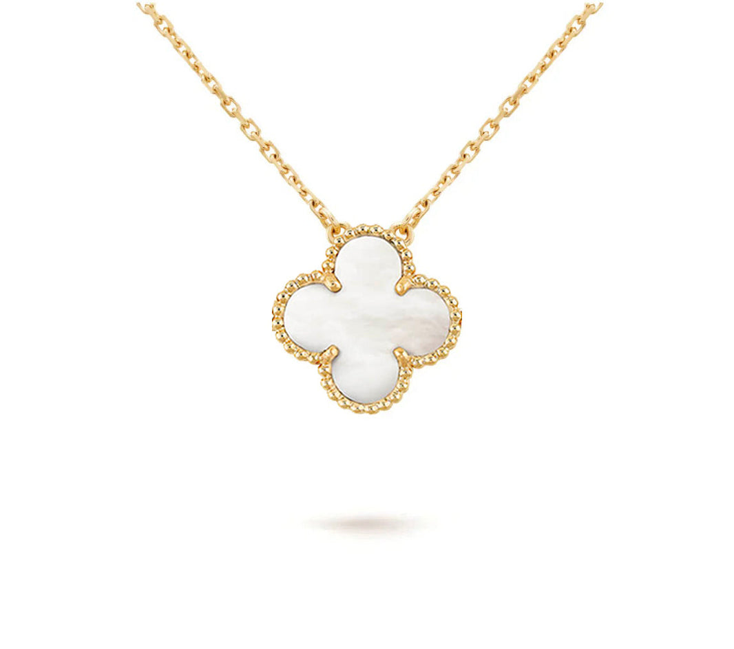 [LUXE]CLOVER 15MM SINGLE FLOWER NECKLACE COLLECTION