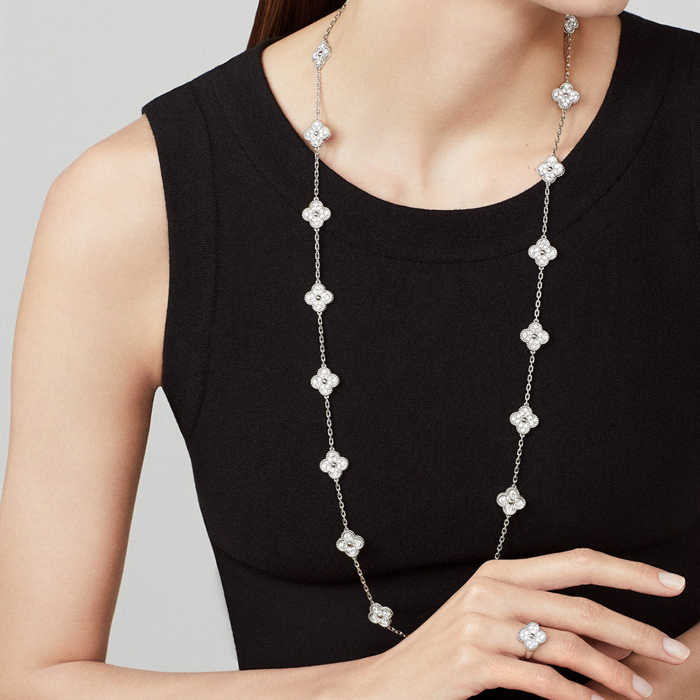 [LUXE]CLOVER 20 MOTIFS  LASER SILVER