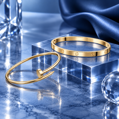 [LUXE] LOVE & JUSTE Classic Bracelet Stack Set