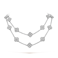 [LUXE]CLOVER 20 MOTIFS DIAMOND SILVER