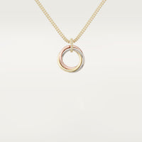 [LUXE] TRINITY MEDIUM  DIAMONDS NECKLACE