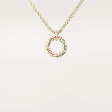 [LUXE] TRINITY MEDIUM  DIAMONDS NECKLACE
