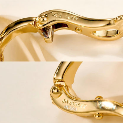 [LUXE] FLOWERLACE EARRING 5 DIAMONDS