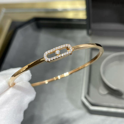 [LUXE] Move Uno pavé flex bangle medium