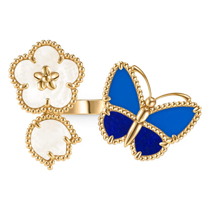 [LUXE]2026 NEW STYLE LUCKY SPRING BUTTERFLY OPEN-FACE RINGS
