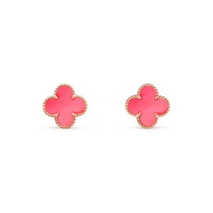 [LUXE] COLECCIÓN DE PENDIENTES DE TRÉBOL DE 15 MM