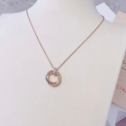 [LUXE]COLLAR TRINITY ORO DIAMANTES