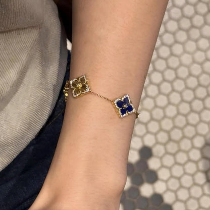[LUXE JEWELRY] OPERA 5 MOTIFS TULLE ENAMEL BRACELET