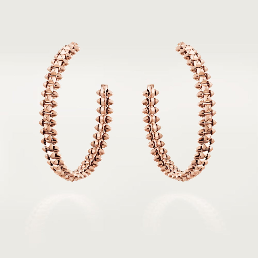 [LUXE] CLASH HOOP LARGE EARRINGS