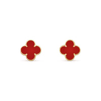 [LUXE] COLECCIÓN DE PENDIENTES DE TRÉBOL DE 15 MM