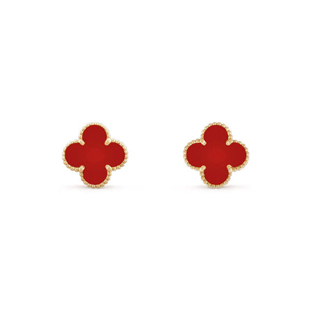 [LUXE] COLECCIÓN DE PENDIENTES DE TRÉBOL DE 15 MM