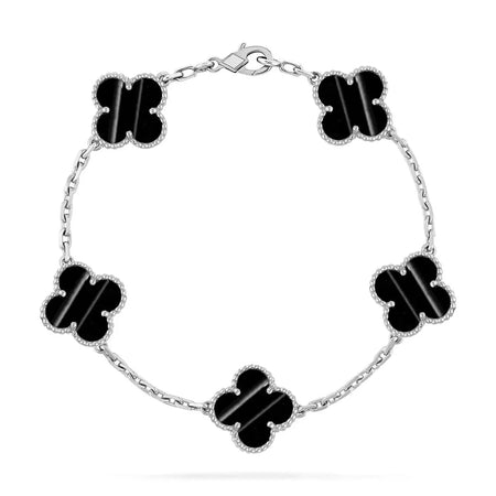 [LUXE] Clover 5-Motif & LOVE Unlimited Bracelet Set