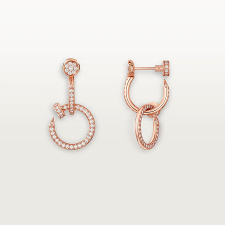 [LUXE] JUSTE FULL DIAMOND DOUBLE EARRINGS