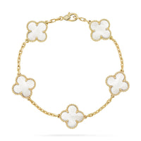 [LUXE]Clover & Lover & Juste Bracelet Stack Set