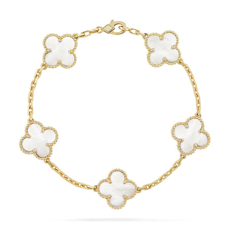 [LUXE]Clover & Lover & Juste Bracelet Stack Set