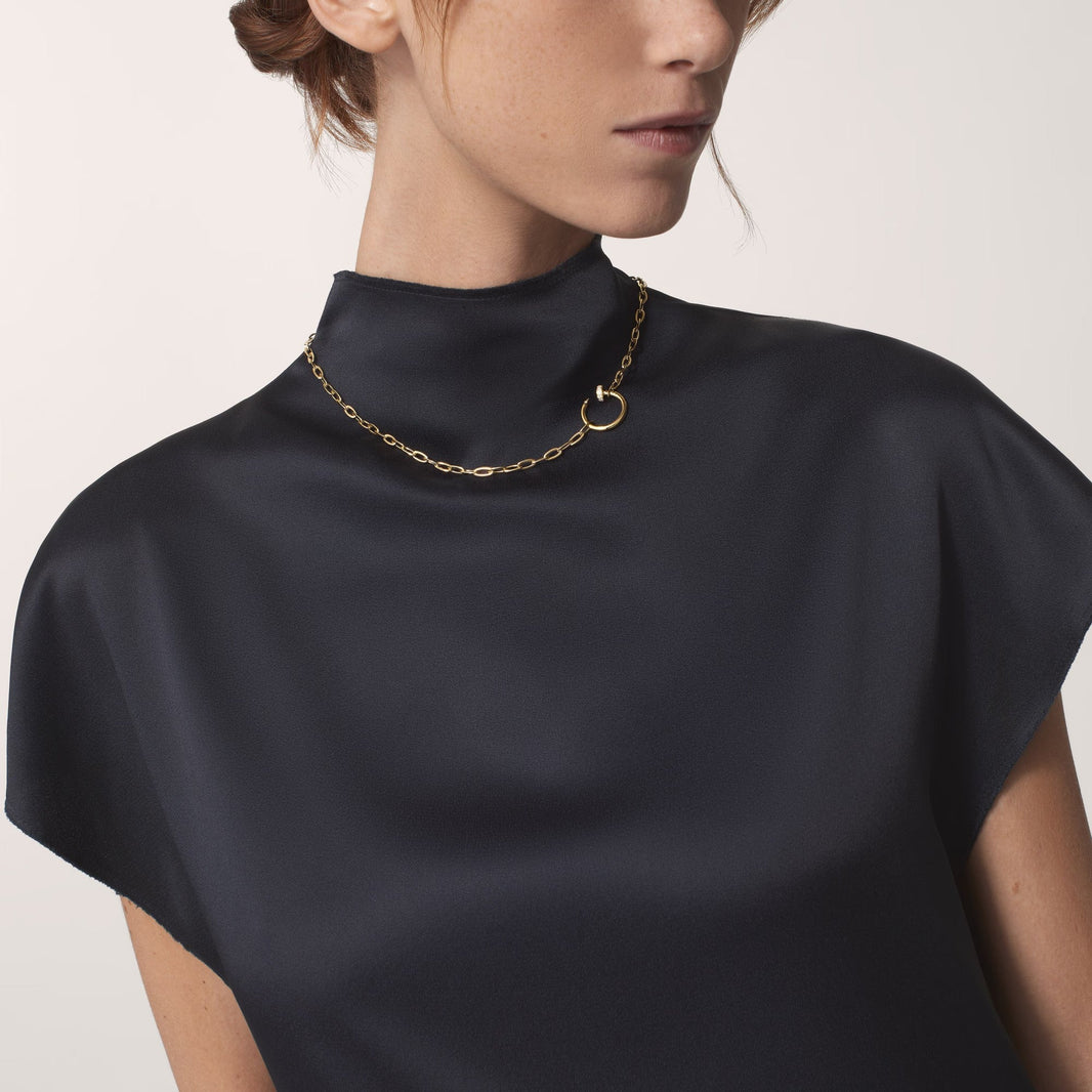 [LUXE] JUSTE NECKLACE FULL DIAMONDS