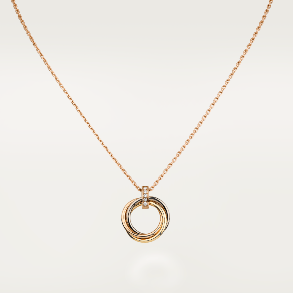 [LUXE]COLLAR TRINITY ORO DIAMANTES