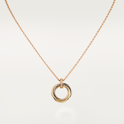 [LUXE]COLLAR TRINITY ORO DIAMANTES