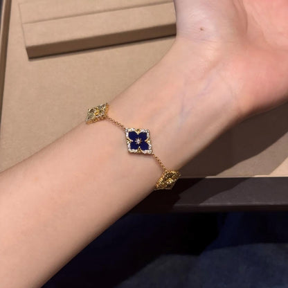 [LUXE JEWELRY] OPERA 5 MOTIFS TULLE ENAMEL BRACELET